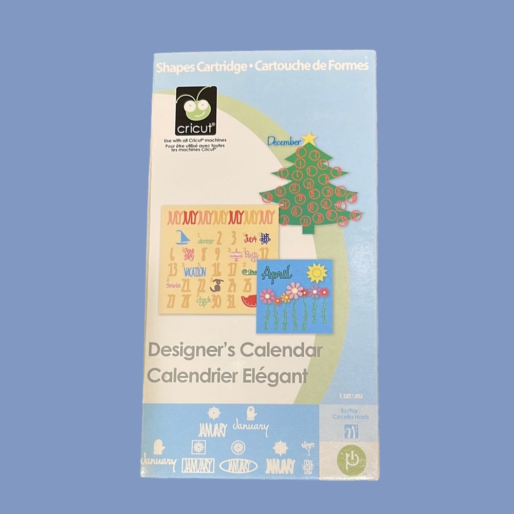 Cricut Designer’s Calendar Cartridge-Full Set